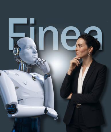 AI pre podnikateľov – robot a ambasádorka Finea pri téme moderných nástrojov pre podnikanie