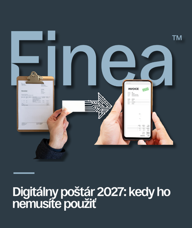 Grafika k článku o tom, kedy podnikateľ nemusí použiť digitálneho poštára pri e-fakturácii od roku 2027.