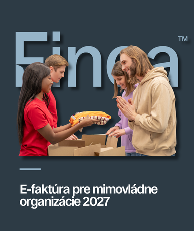 Dobrovoľníci mimovládnej organizácie pri odovzdávaní pomoci – e-faktúra pre mimovládne organizácie 2027