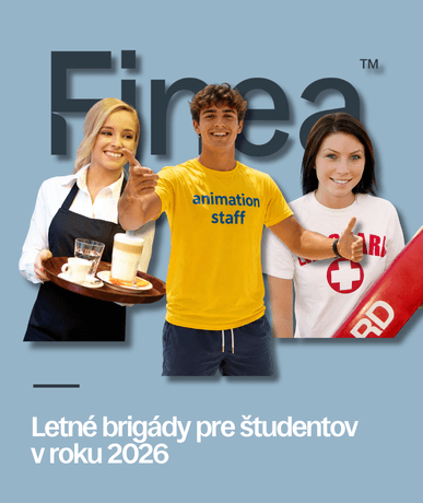 Letné brigády pre študentov v roku 2026 – animátor, čašníčka a plavčík