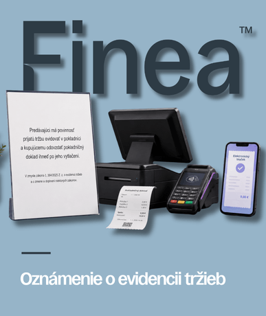 Oznámenie o evidencii tržieb pri pokladnici, POS termináli a elektronickom bločku